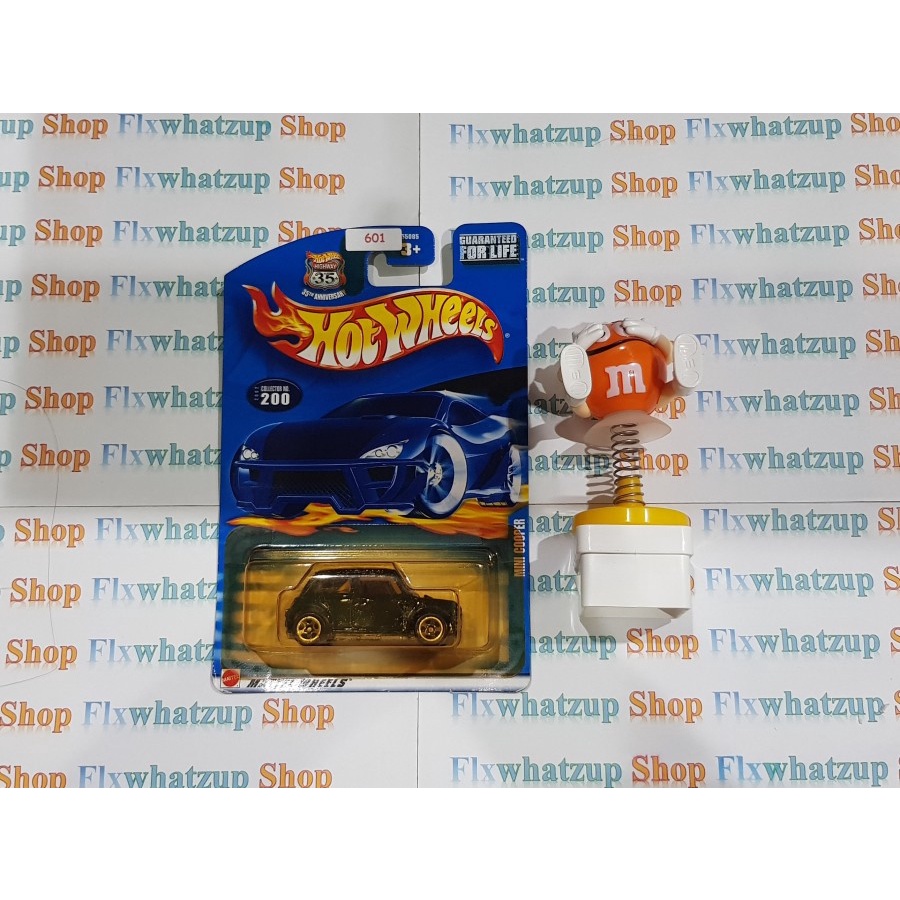 Hot Wheels Mini Cooper (Collector no 200) - GREEN US CARD