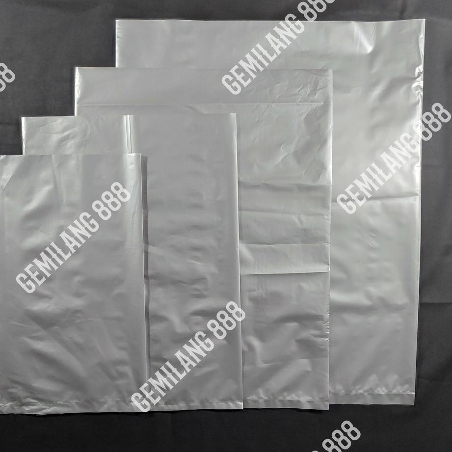

Kirim Sekarang Ⓝ Plastik Packing uk 30x40, HD Packing, Kantong bungkus Paket warna Silver,,