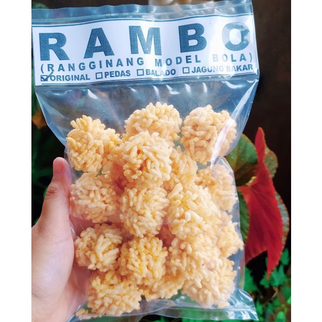 

Rengginang bulat matang terasi rasa original berat 70gram