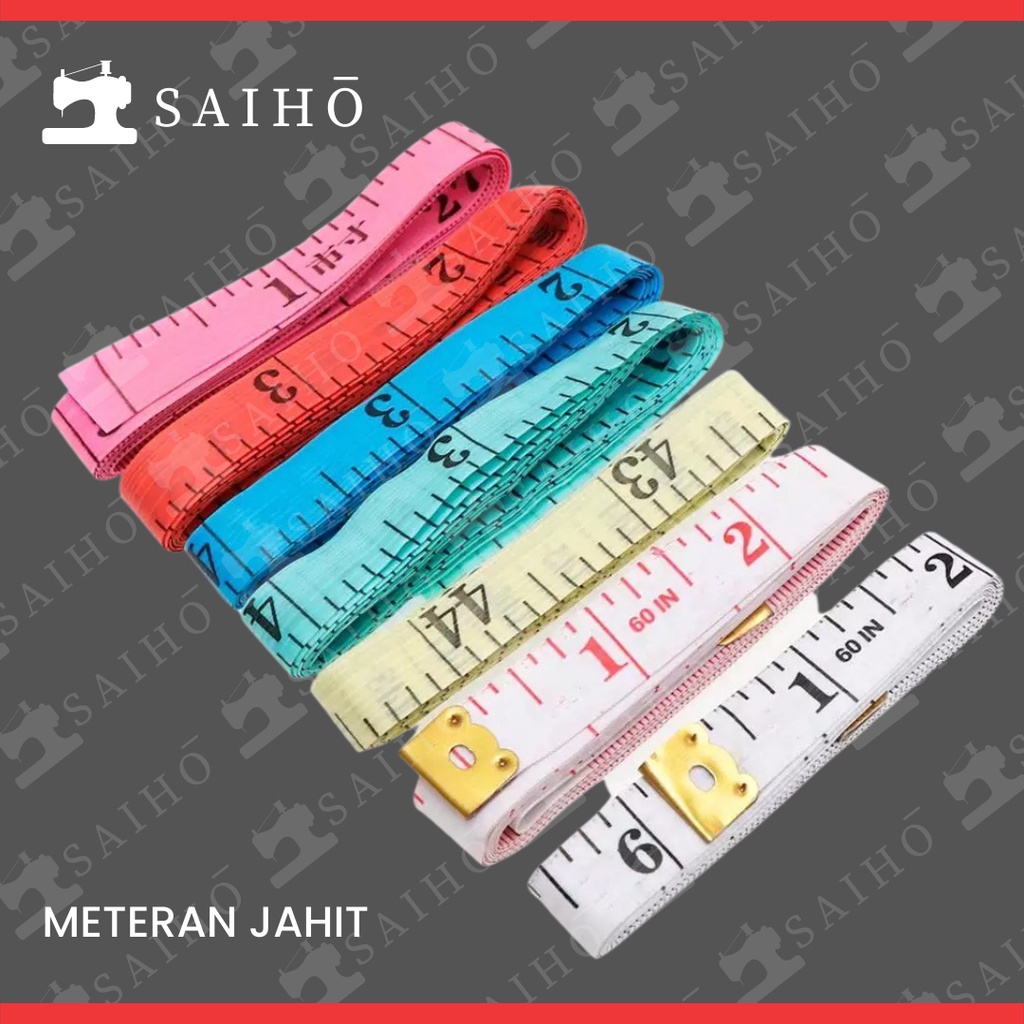 METERAN JAHIT / METERAN KAIN ALAT UKUR MULTIFUNGSI / METERAN BAJU 150 cm