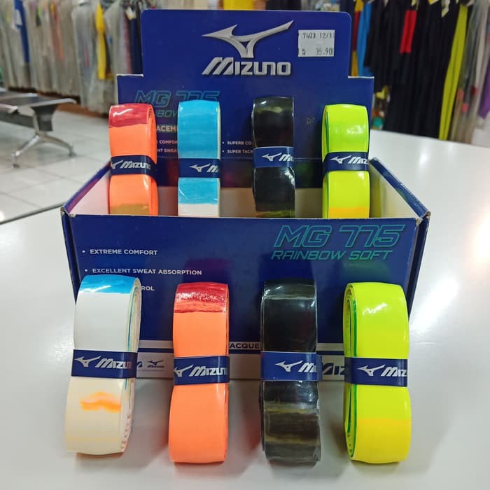 Langsung Order hand grip karet pegangan racket raket tebal mizuno MG 775 original terbaik