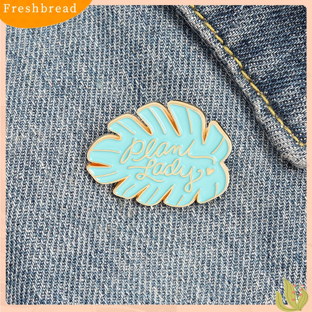 Terlaris Cartoon Enamel Pin Leaf Brooch Shirt Lapel Badge Clothes Accessory Jewelry Gift