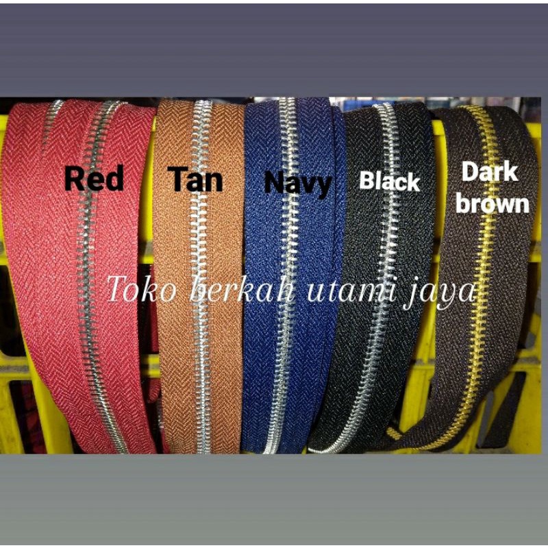Resleting/zipper Gigi Besi no. 5 meteran