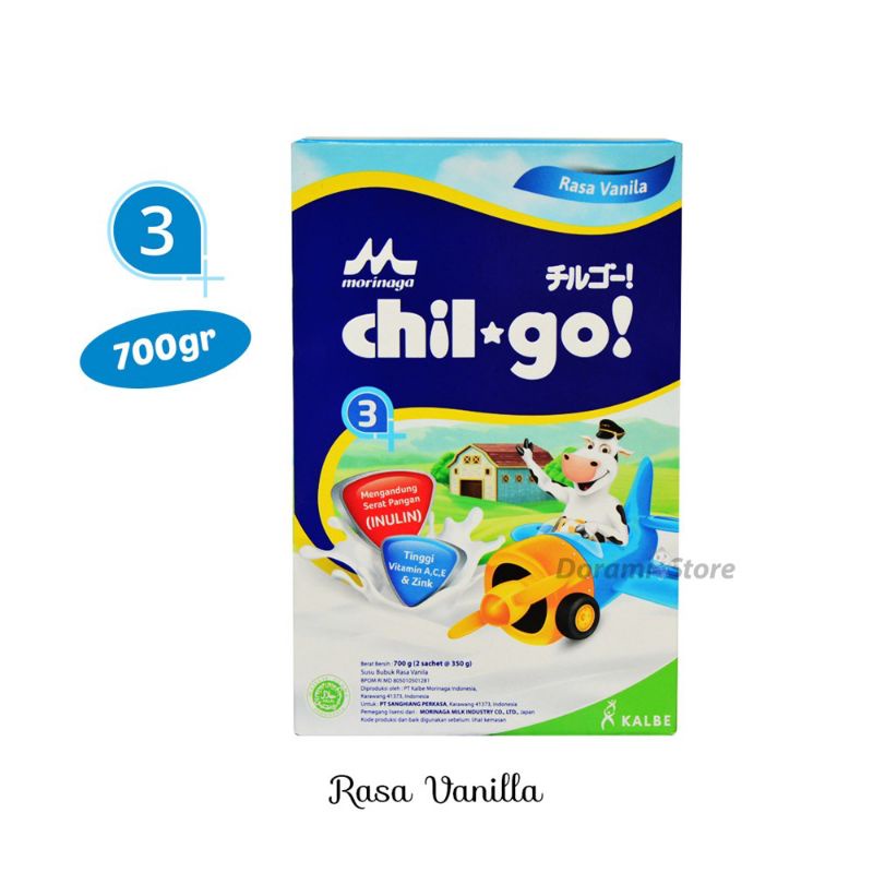 chil go 3+ vanila madu 700gr 10 box
