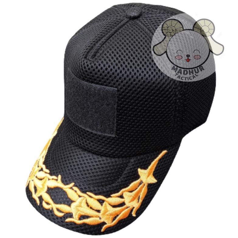 Topi Pamen TNI Bordir Velcro