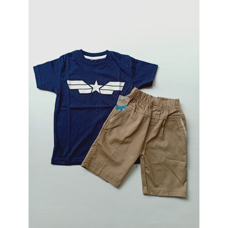 STCP- PREMIUM SETELAN KAOS DISTRO ANAK MOTIF KARAKTER LUCU DAN CHINO PENDEK 1-10 TAHUN PART 1-1