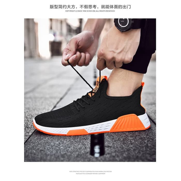 Sepatu Sneakers Import Pria/Sepatu Import Olahraga - Racer Run RR01 JKT22 Running Shoes