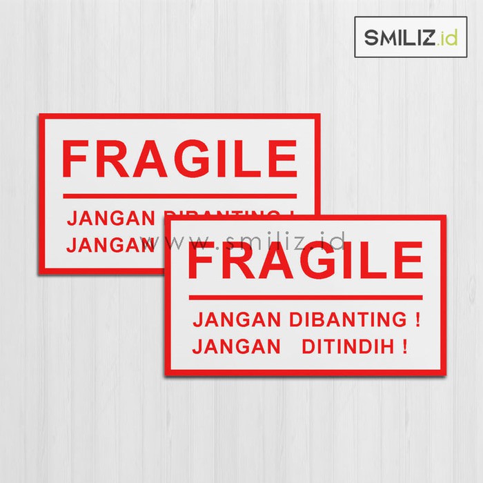 

Label Sticker Pengiriman FRAGILE 5