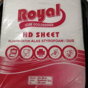 ROYAL HD SHEET/ PLASTIK ALAS UK. 25X35