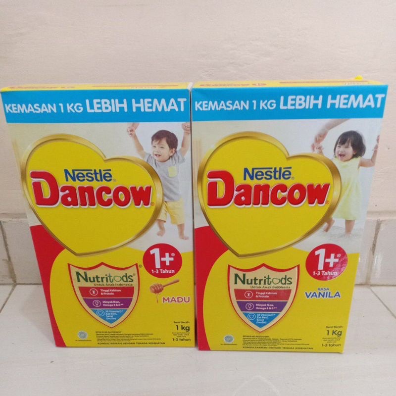 Nestlé DANCOW 1+ 800gr &amp; 1 kg Vanila madu‼️PROMO BANGET‼️