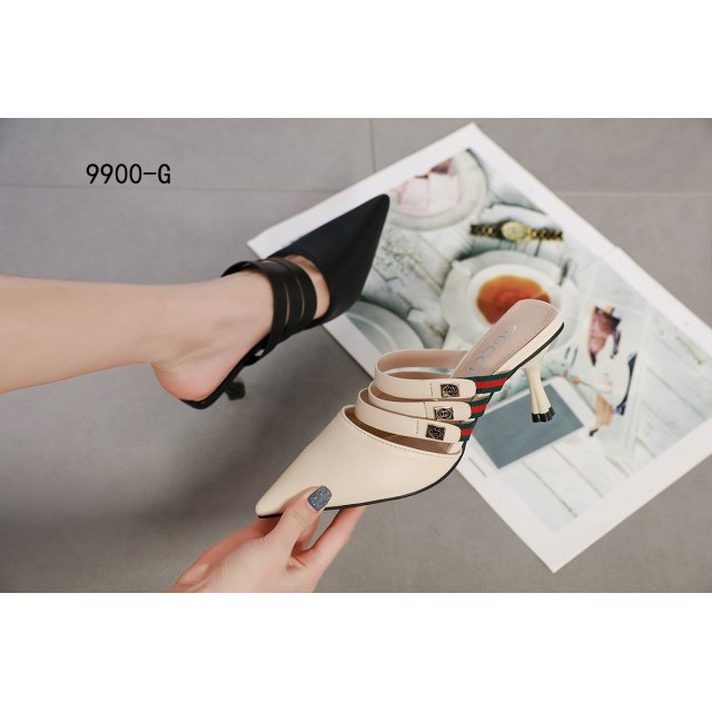 Sepatu batam  Gucci Mebecca Heels 9900-G