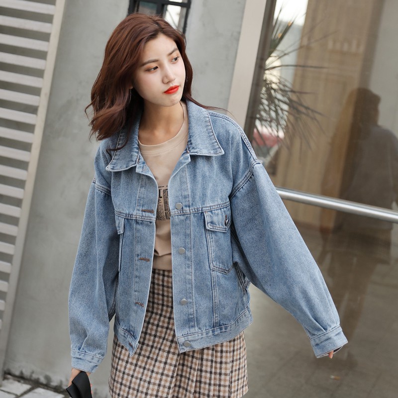 998-JAKET JEANS WANITA/JAKET OVERSIZE/JAKET JUMBO-1