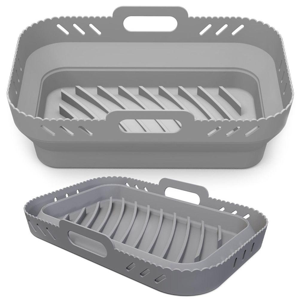 Preva Panci Silikon Dapur Baking Basket BBQ Plate Pemanas Reusable Baking Pan