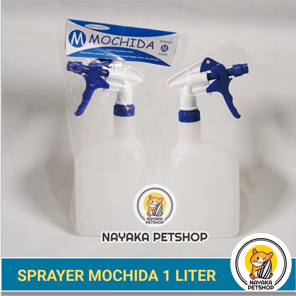 Semprotan Burung Mochida 1 Liter Sprayer Botol Semprot Air Disinfektan Tanaman Hand Spray