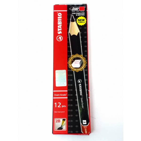 

Gramedia Banjarmasin - Stabilo Exam Grade 2B Pencil Pack OF 12