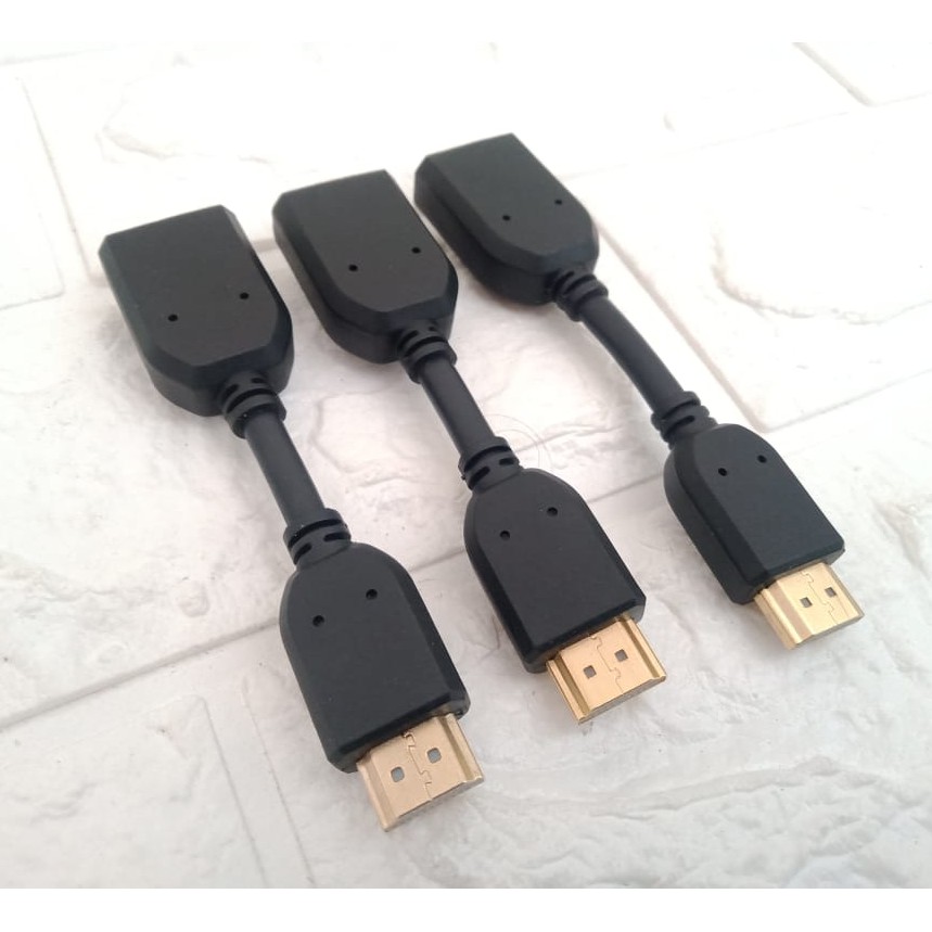 Sambungan Kabel HDMI Extension Male to Female 10Cm 30Cm
