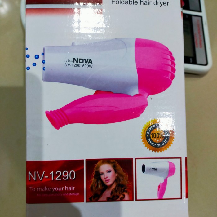 Hair Dryer Nova Portable Mini - Hair dryer Nova NV-1290