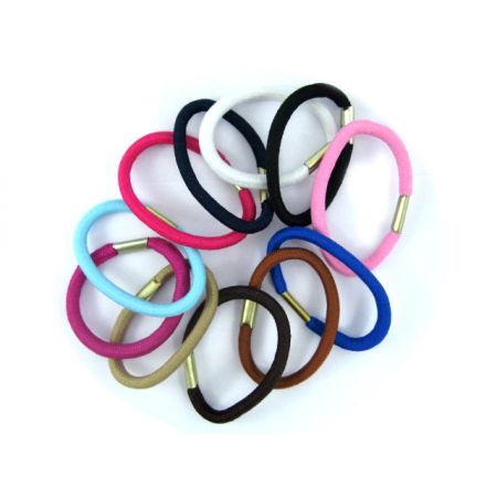 [ Isi 5pcs ] Ikat / Karet Rambut Dewasa ANTI MELAR Warna warni