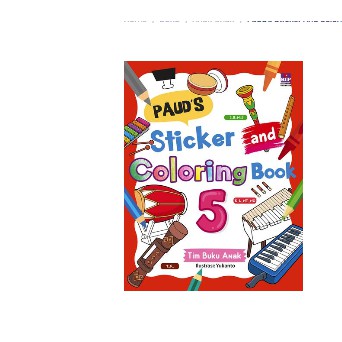 Paud's Sticker And Coloring Book 5      Bip