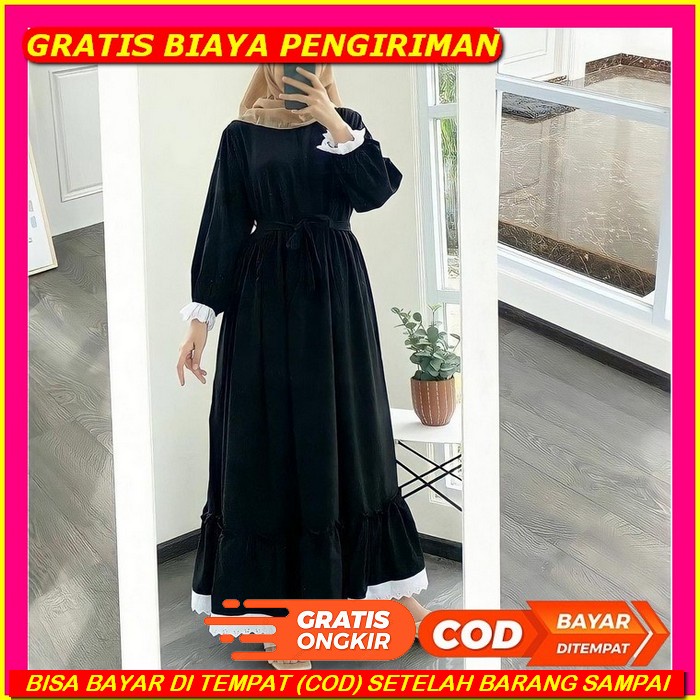 Baju Gamis Brukat Muslim Terbaru Model Baju Pesta Wanita Kondangan Trend Kekinian Fashion Terbaru 20
