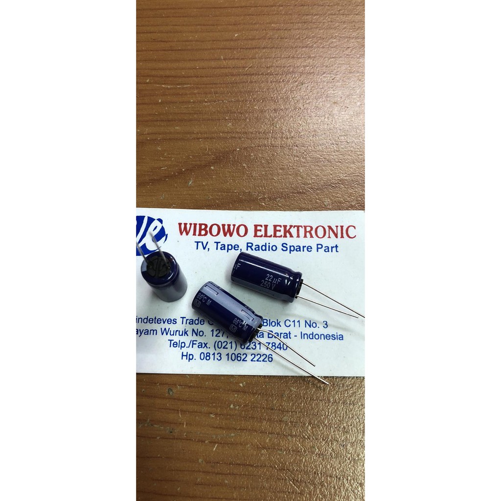 Elco 22uf-250v Panasonic wbwele88 Berkualitas