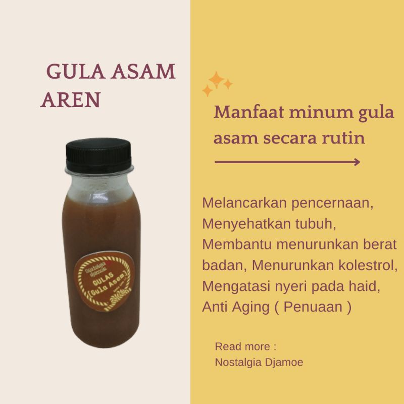 

Minuman Gula Asem Aren - Minuman Tradisional Gula Asem Aren 100Ml