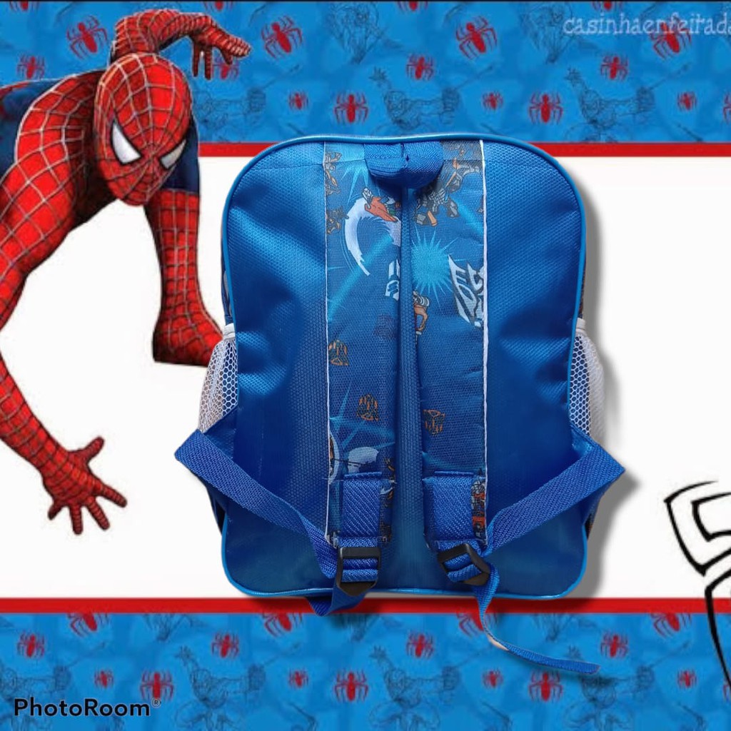 Tas Rangsel Sekolah Anak Pria Paud/Tk Spiderman Menggunakan Lampu Led