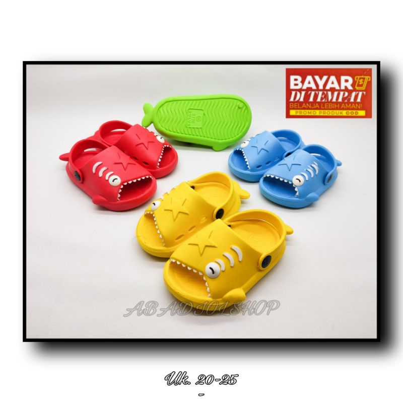 TERBARU - SANDAL ANAK BABY SHARK TERMURAH / SANDAL BAIM KRAKTER HIU LUCU / SANDAL ANAK BAIM / SANDAL BAIM KIDS ANAK PEREMPUAN &amp; LAKI-LAKI / SANDAL SELOP ANAK TERLARIS / SANDAL BAIM DULUX / SANDAL DULUX / SANDAL SLIP ON ANAK / SANDAL KOKOP/SANDAL ANAK-ANAK