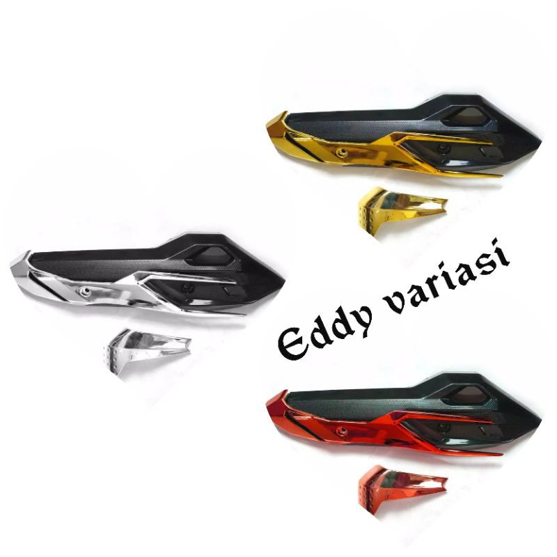 Cover tutup Knalpot Honda Vario New 125 - 150 Pelindung Knalpot + Cover Filter Variasi