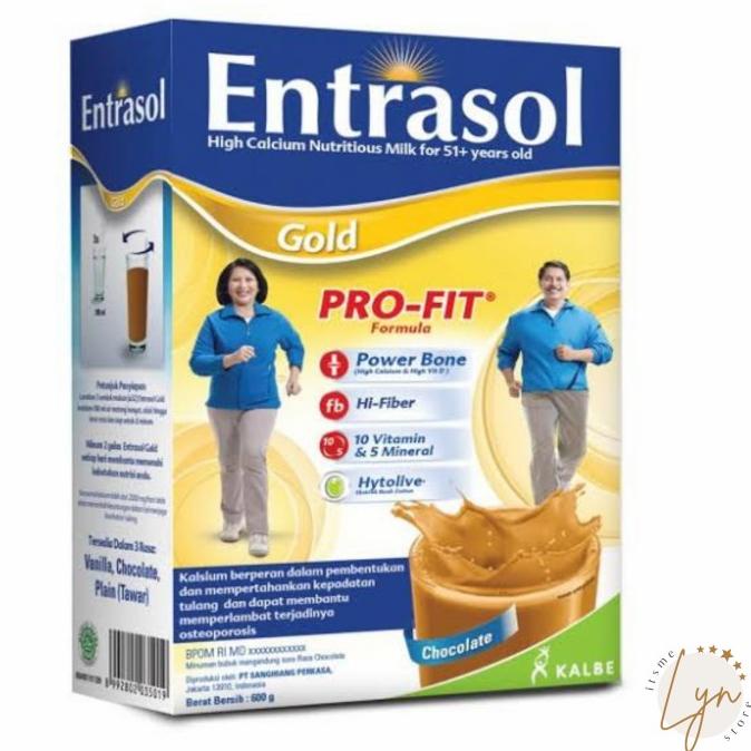 

[COD] SUSU ENTRASOL GOLD PROFIT CHOCOLATE COKLAT COKELAT 600gr 600 gr [COD]