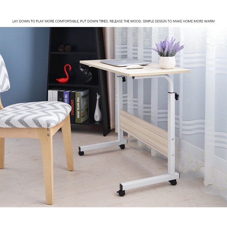 Murah Lebay Flashmart Meja Laptop Lipat / Meja Lipat / Meja Belajar / Meja Rias / Meja Dekorasi / Meja Tulis / Meja Kantor / Meja Serbaguna Adjustable Portable Rotate Laptop Desk