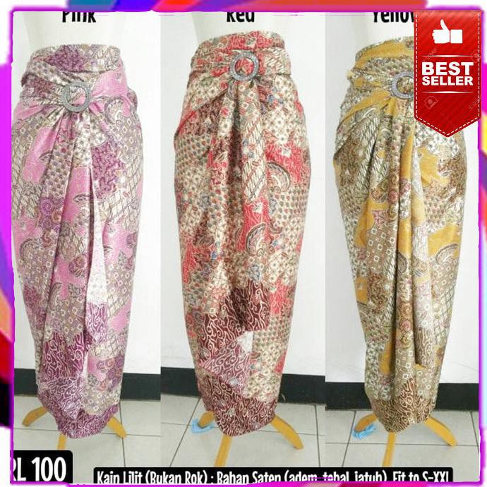 FASHION WANITA MEWAH ROK KAIN LILIT MOJANG PINK   MERAH  YELLOW  TOSCA   PINK MBAH GOOGLE COLLECTION