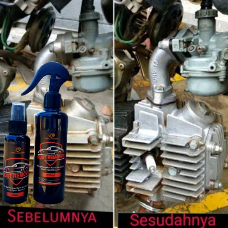 RUST REMOVER spray, Degreaser Obat Pembersih kerak/karat, Mesin Mobil Motor, kerak panci, kerak kamar mandi