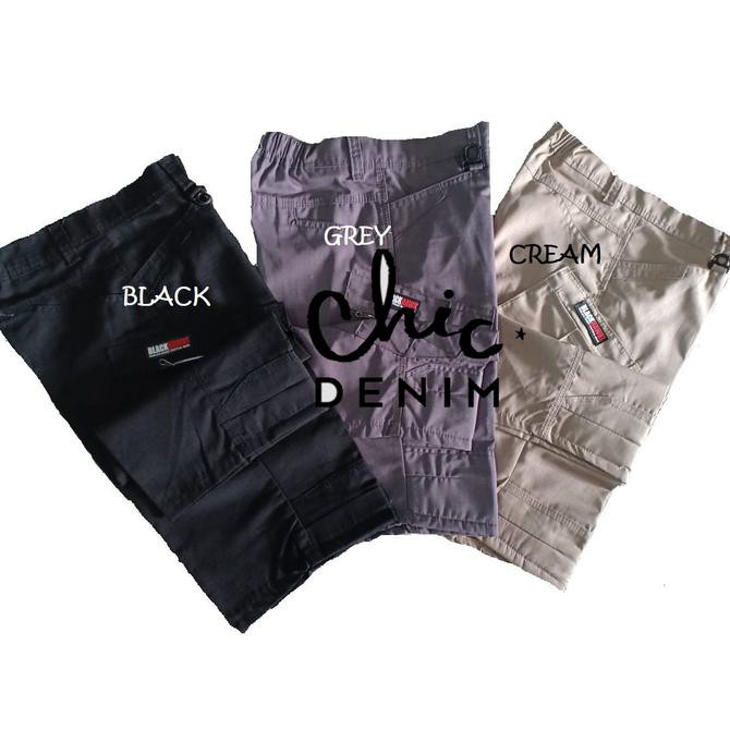 New Celana Tactical Blackhawk Gunung Polisi Pdl Army Outdoor 511 Pendek - Hitam, 30