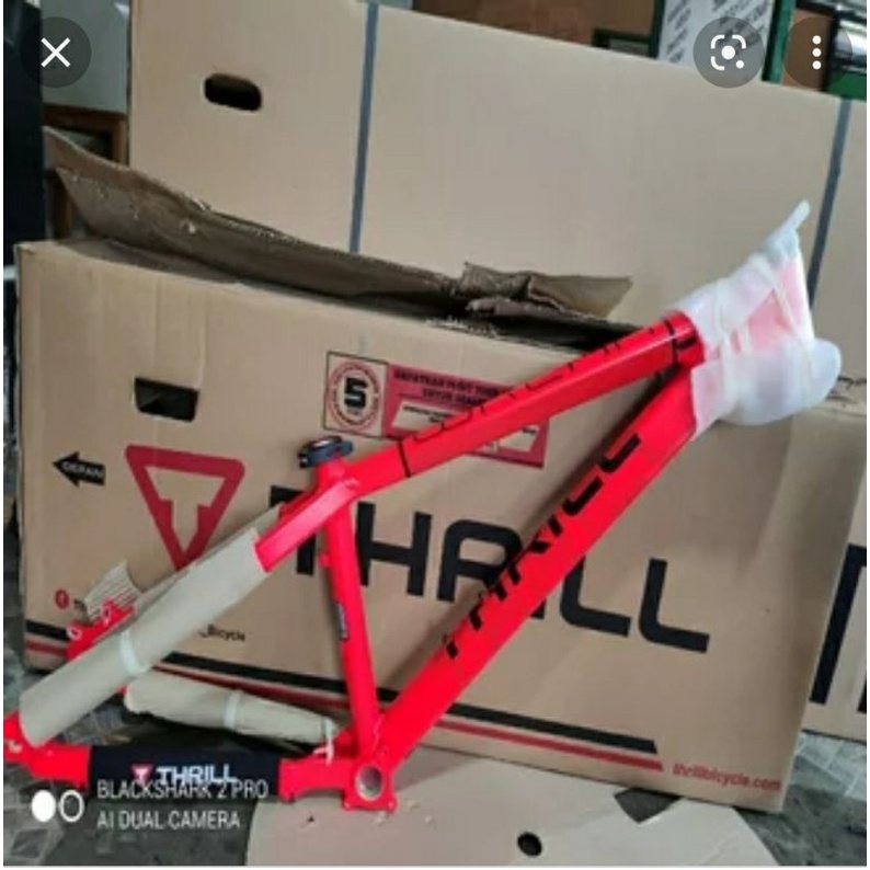 Frameset thrill wreak 26 size M ready stock red