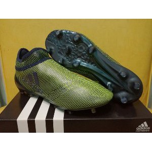 Sepatu Bola   Soccer Adidas X 17 Purespeed Legend Ink Navy Green   FG Limited