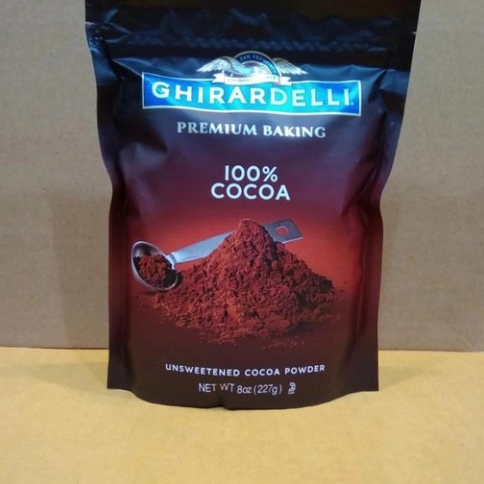 

Ghirardelli Bubuk Coklat Premium Baking Cocoa 100% Cocoa Unsweetened TERJAMIN Kode 499