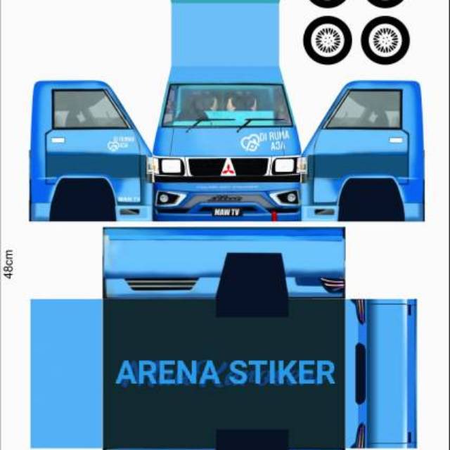 Gambar Pola Miniatur Truk Dari Triplek  retorika