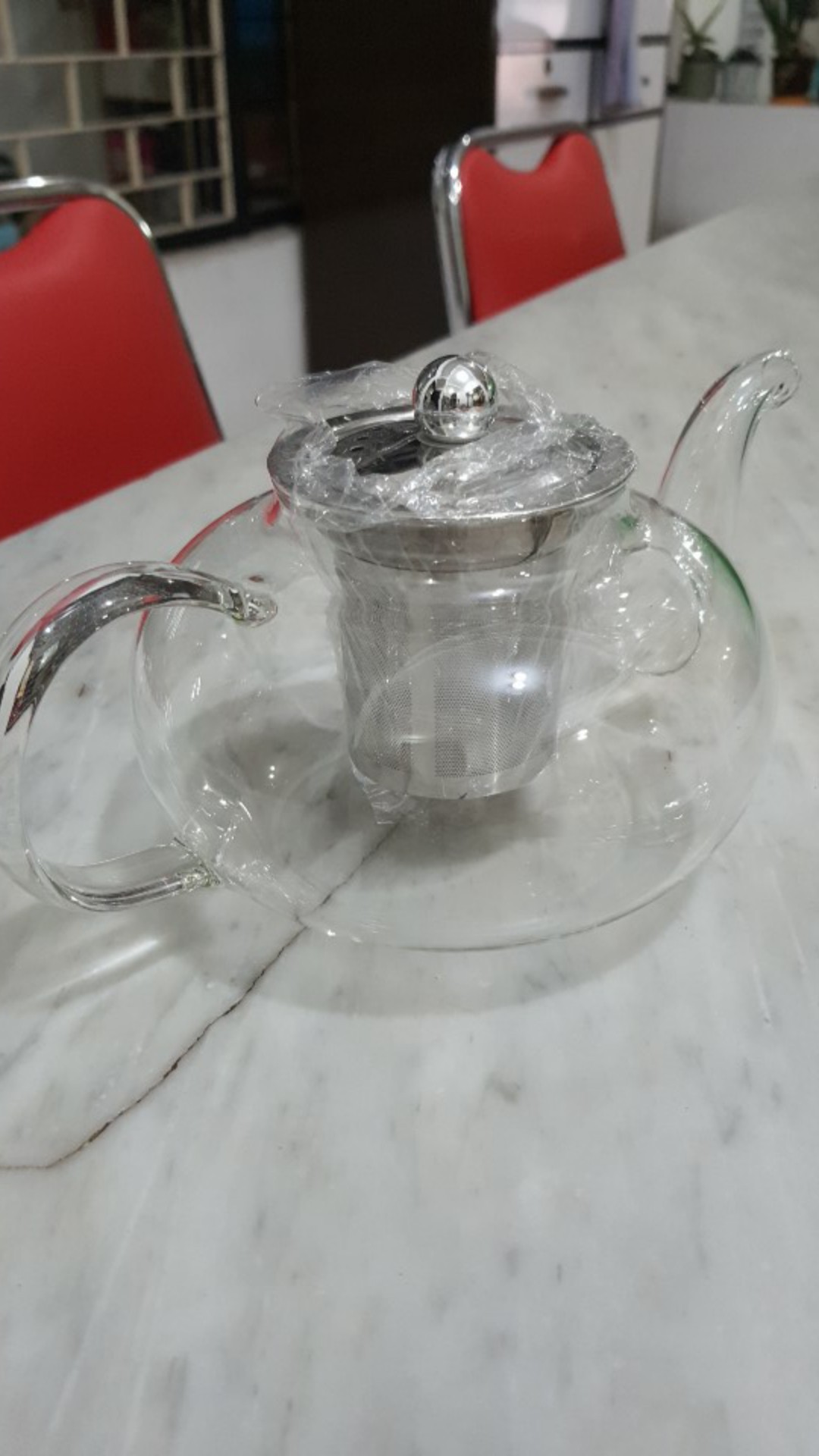 Teko Teh Infuser 400ml Dan 600ml / Tea Pot Stainless / Kungfu Teapot Chinese Tea / Teko Teh Kaca