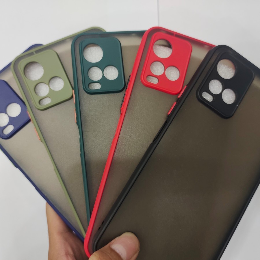 VIVO Y20S G Y20 Y20S Y12S CASE DOFF HARDCASE COLOUR MATTE HARD CASE DOVE, CASE DOFF PELINDUNG KAMERA