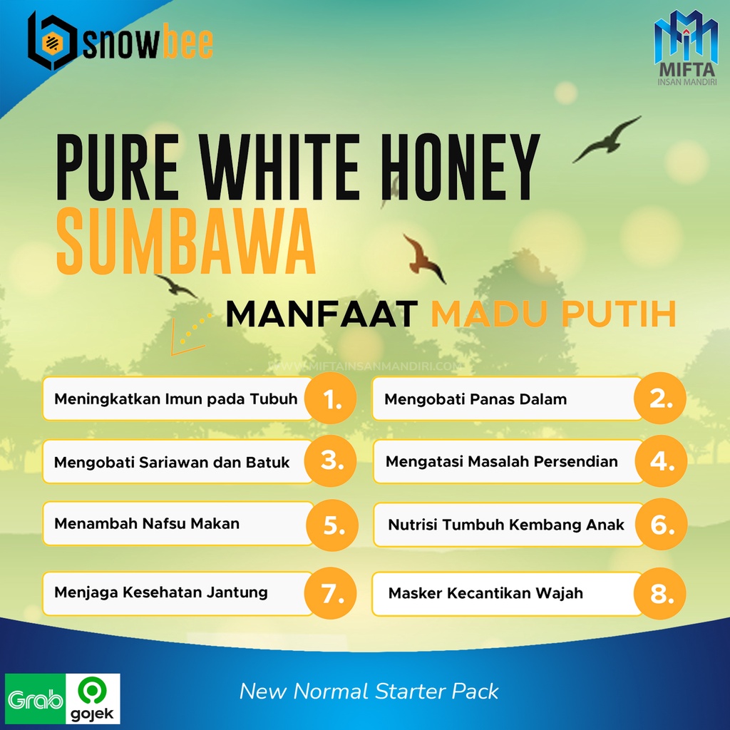 MADU PUTIH HUTAN SUMBAWA ASLI 500GR / MADU PUTIH MURNI / WHITE HONEY