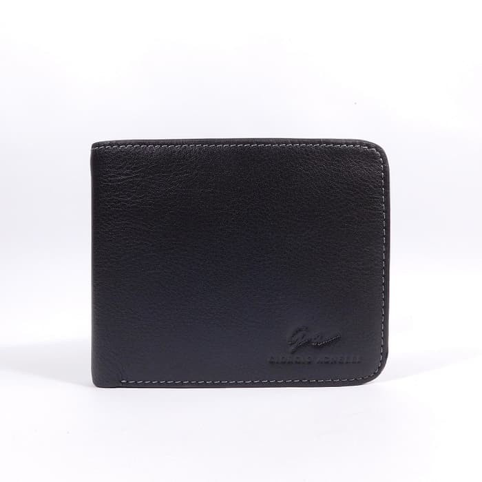 DOMPET KULIT PRIA IMPORT ORIGINAL | GIORGIO AGNELLI 9204 BLACK