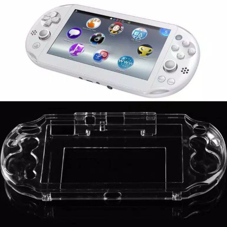 CRYSTAL CASE MIKA PS VITA SLIM 2000 CASING PSVITA 2000 MIKA TRANSPARAN CLEAR BENING PSV MURAH