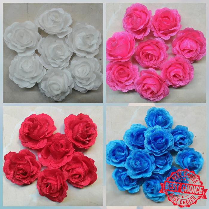 

NEW Pita jadi mawar satuan 005 untuk menghias kado / parcel / seserahan - Putih MUMER