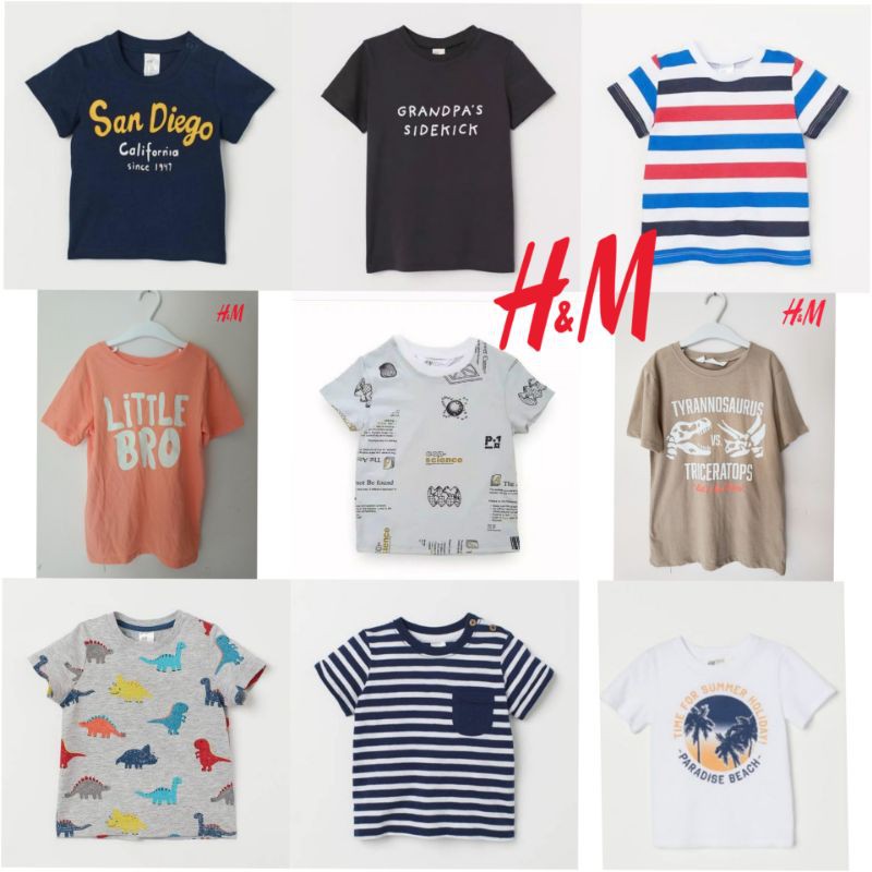 Kaos anak laki-laki HM