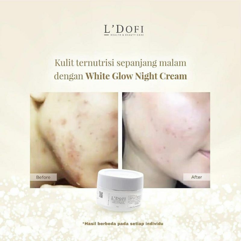 White glow night cream Ldofi