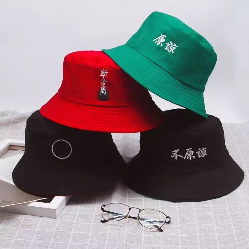 TOPI BUCKET TULISAN JEPANG TERBARU DAN TERKEREN DI KALANGAN ANAK REMAJA