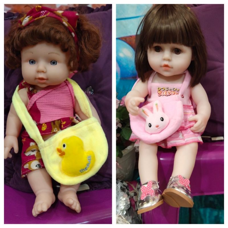 Gendongan Boneka Tas Empeng Magnet Boneka Reborn Premium