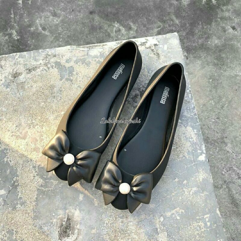 Sepatu melissa Sapatilha Doll VI/sepatu melissa pita 2021/sepatu melissa hitam