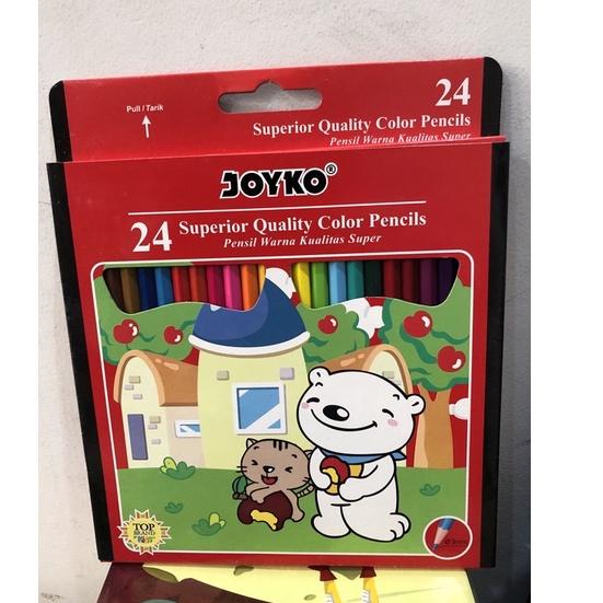 

Produk Hemat pensil warna joyko panjang 24 warna